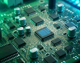 Integrated circuit and PCB layout design for LED system control boards.