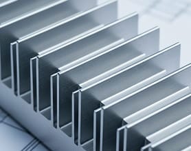 High-performance aluminum heatsink and thermal management design for LED systems.
